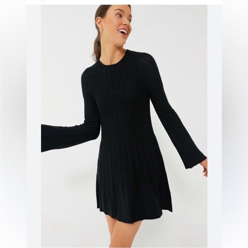 Tuckernuck Black Knit Adi Dress size medium